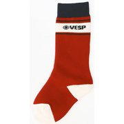 VESP JR SOCKS VPJK2002 RD KFサイズ [スキーソックス キッズ]