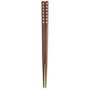 塗箸 ななねこ 22.5cm ブラウン WS-1499