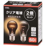 クリア電球 60W E26 2P LB-D5660C-2PN