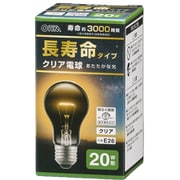 長寿命 クリア電球 20W E26 LB-DL5619CN