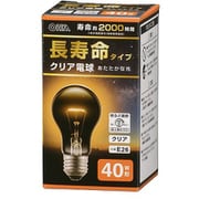 長寿命 クリア電球 40W E26 LB-DL5638CN
