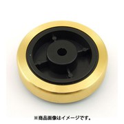 TC型 アルミカバー付 ビス止ゴム足 Φ40mm ゴールド 4個入り TC-2G
