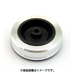 TC型 アルミカバー付 ビス止ゴム足 Φ35mm シルバー 4個入り TC-1S
