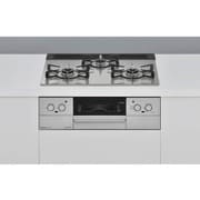 ビルトインガスコンロ Superia(スペリア) 幅60cm プロパンガスLPG ガラストップ(シルキーシルバー) 前面パネル(シルバー) 水無し両面焼グリルタイプ RHS31W37T2DVW/LP
