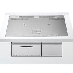 IHクッキングヒーター ビルトインタイプ 3口IH 幅75cm シルバー HT-N9STWF S