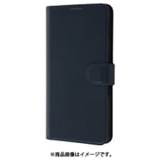 RT-AQMH1ELC1/DN [AQUOS sense7 plus用 耐衝撃 手帳型レザーケース シンプル マグネット ダークネイビー]