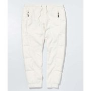 Side Down Long Pants POB-22040 white Lサイズ [ダウンパンツ メンズ]