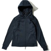 POLARTEC Power Stretch Zip Hoodie POO-22041 navy Lサイズ [アウトドア パーカー メンズ]