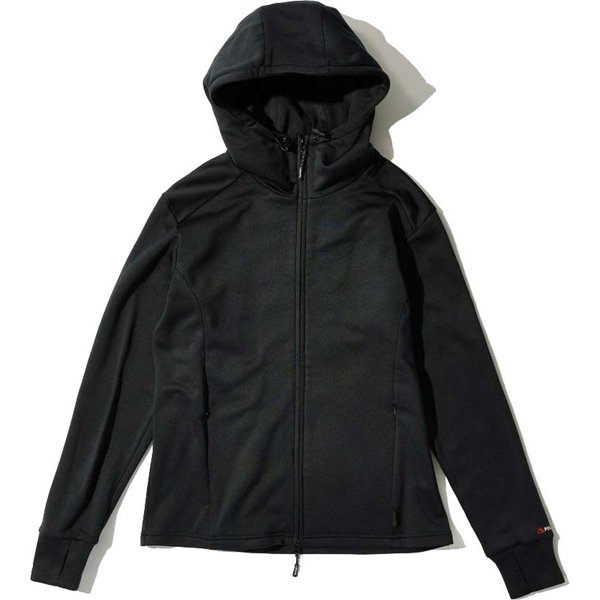 プラスフェニックス +phenixPOLARTEC Power Stretch Zip Hoodie POO-22041 black Mサイズ [アウトドア パーカー メンズ]Ω