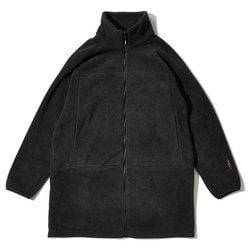 FLEECE COAT POO-22063 black Mサイズ [アウトドア フリース メンズ]