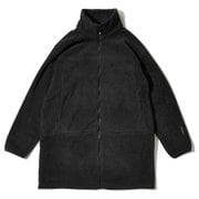 FLEECE COAT POO-22063 black Mサイズ [アウトドア フリース メンズ]