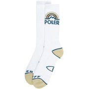 MOUNTAIN RAINBOW SOCK 223ACUSK03 WHITE [アウトドア ソックス]