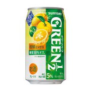 サントリーチューハイ GREEN1/2（グリーンハーフ） 柑橘ミックス 5度 350ml×24缶 [チューハイ]