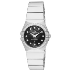 オメガ Constellation（コンステレーション） Quartz 27mm レディース メタルベルト 並行輸入品 5年保証 123.15.27.60.51.001