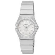 オメガ Constellation（コンステレーション） Quartz 27mm レディース メタルベルト 並行輸入品 5年保証 123.15.27.60.55.002