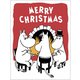 グリーティングカード メリークリスマス レッド PTK050571