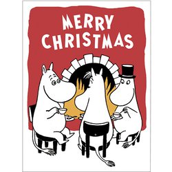 グリーティングカード メリークリスマス レッド PTK050571