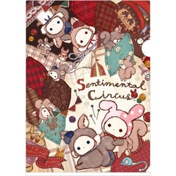 平成レトロ　サンエックス　センチメンタルサーカス　クリアファイル サンエックス センチメンタルサーカス クリアホルダー クリア