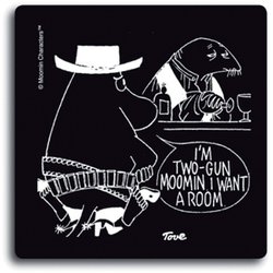 コミック柄コースター Two-Gun Moomin OPD060019