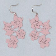 CRU090032 [ピアス リトルミイとりんごの花 ライトピンク]