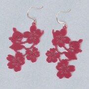 CRU090034 [ピアス リトルミイとりんごの花 ラズベリー]