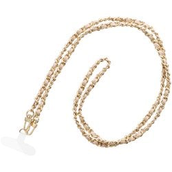 LN-SS06IV [ショルダーストラップ 「SHOULTY MULTI STRAP」 編み込みチェーンタイプ アイボリー]
