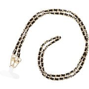 LN-SS06BK [ショルダーストラップ 「SHOULTY MULTI STRAP」 編み込みチェーンタイプ ブラック]