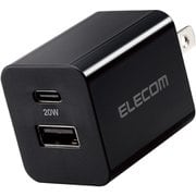 MPA-ACCP36BK [USB Type-C 充電器 PD 対応 最大出力20W タイプC ×1 USB A ×1 スイングプラグ 小型 軽量 コンセント ACアダプター ブラック]