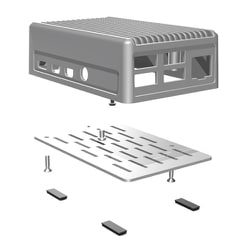 Raspberry Pi 4B 専用 ヒートシンクケース RPH-4B-N-S