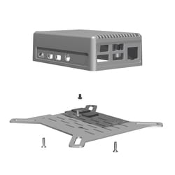 Raspberry Pi 4B 専用 ヒートシンクケース RPH-4B-FH-B