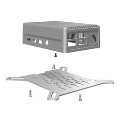 Raspberry Pi 4B 専用 ヒートシンクケース RPH-4B-FN-S