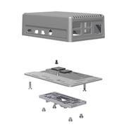 Raspberry Pi 4B 放熱型DINレールケース RPHD-4B-H-S