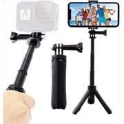 三脚自撮り棒 GoPro用アクセサリー スマホ その他アクションカメラ対応 AP-033