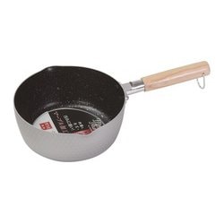 雪平鍋 18cm ガス火専用 マーブル加工 アルマイト加工 マーブルアルマイト HB-6539