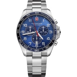 FieldForce Classic Chrono（フィールドフォース クラッシック クロノ） ブルー ステンレススチールブレスレット 正規品 5年保証 241901