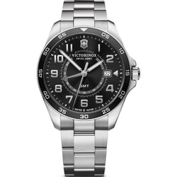 FieldForce Classic（フィールドフォース クラッシック） GMT ブラック ステンレススチールブレスレット 正規品 5年保証 241930