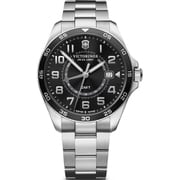FieldForce Classic（フィールドフォース クラッシック） GMT ブラック ステンレススチールブレスレット 正規品 5年保証 241930