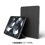 iPad Air 10.9インチ 第5/4世代用 手帳型ケース オートスリープ対応 Apple Pencil 2充電可能ホルダー 角度変更スタンド付 SMART FOLIO CASE ブラック EL_PA6CSPLFO_BK