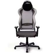 AIRシリーズ AIR-CASUAL ゲーミングチェア カジュアルモデル エアメッシュ/3Dアーム/座面ロッキング/樹脂ベース/低座面仕様 ブラック AL-7100BK