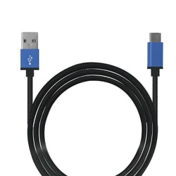 ライトニングケーブル 高耐久 2m BL（ブルー） ＋ECO MUJ-ESTG2M BL
