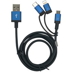 ヨドバシ.com - AIR-J エアージェイ UKJ-ELMC2M BL [3in1 マルチUSB