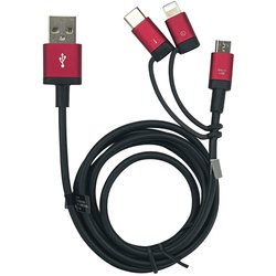 ヨドバシ.com - AIR-J エアージェイ UKJ-ELMC2M RD [3in1 マルチUSB