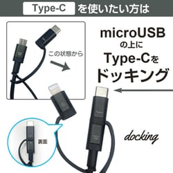 ヨドバシ.com - AIR-J エアージェイ UKJ-ELMC2M RD [3in1 マルチUSB