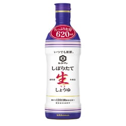 いつでも新鮮 しぼりたて生しょうゆ 620ml