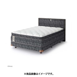 MF01 ベッドフレーム セミダブル 生地張り ブラック ディズニーコレクション 受注生産品 DLP1MF01SD