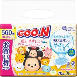 ヨドバシ.com - グーン GOO.N グ～ン おしりふき 70枚×8P 通販【全品