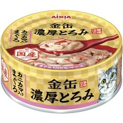 金缶 濃厚とろみ カニカマ入りまぐろ [猫用 ウェットフード 70g 一般食]