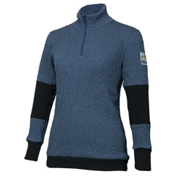 婦人ハイネックインナー QMPS802 ネイビー Lサイズ [アウトドア アンダーウェア レディース]