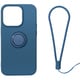 RM-14PRSili-NV [iPhone 14 Pro用 ケース シリコン リング付き ネイビー]