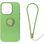 RM-14PMSili-LG [iPhone 14 Pro MAX用 ケース シリコン リング付き ライムグリーン]